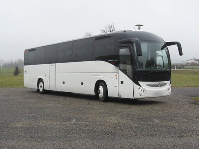 Coach minibus in Aurillac