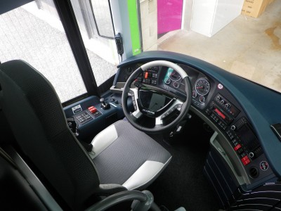 Autocar minibus en Rodez