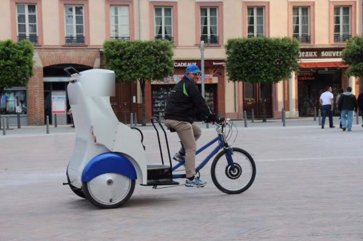 Fahrrad mit Fahrer Albi: 