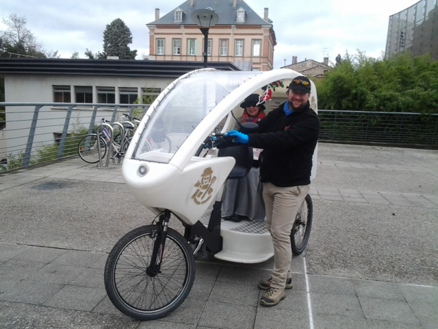 Fiets met chauffeur Albi: 