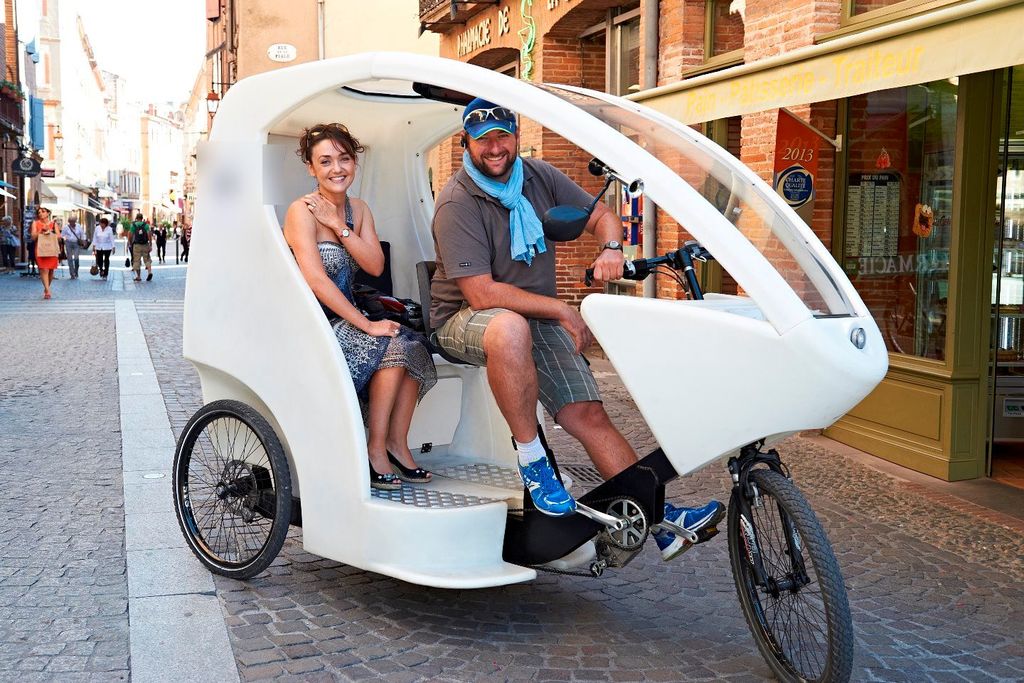 Fiets met chauffeur Albi: 