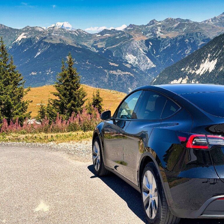 Mietwagen mit Fahrer: Tesla