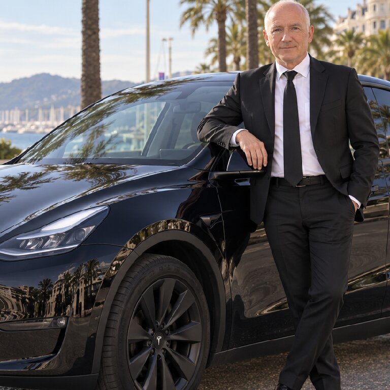 Mietwagen mit Fahrer: Tesla