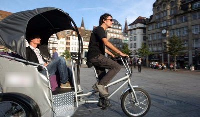 Bicicleta con chófer en Strasbourg