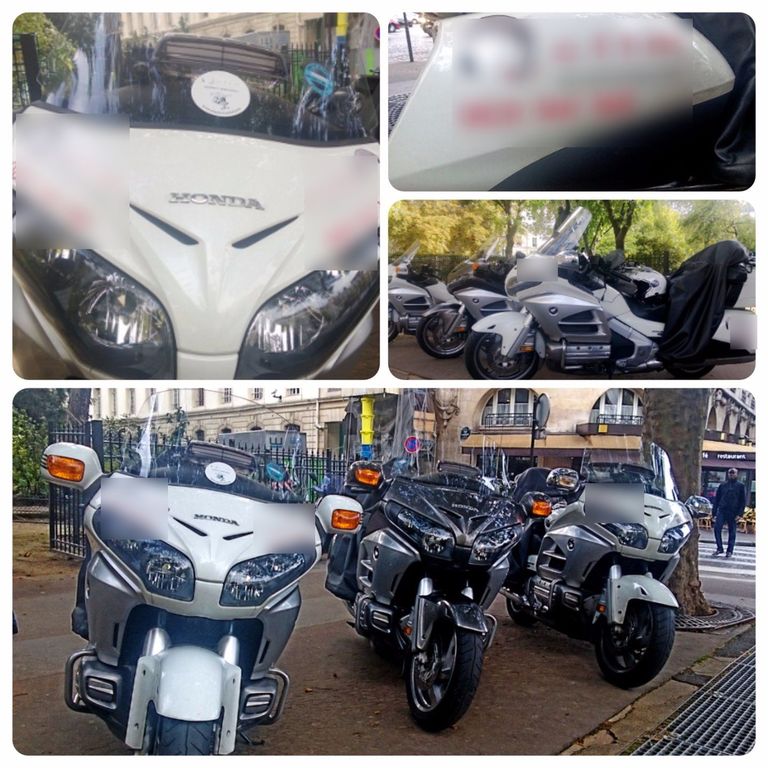 Motorcycle taxi Paris: Honda