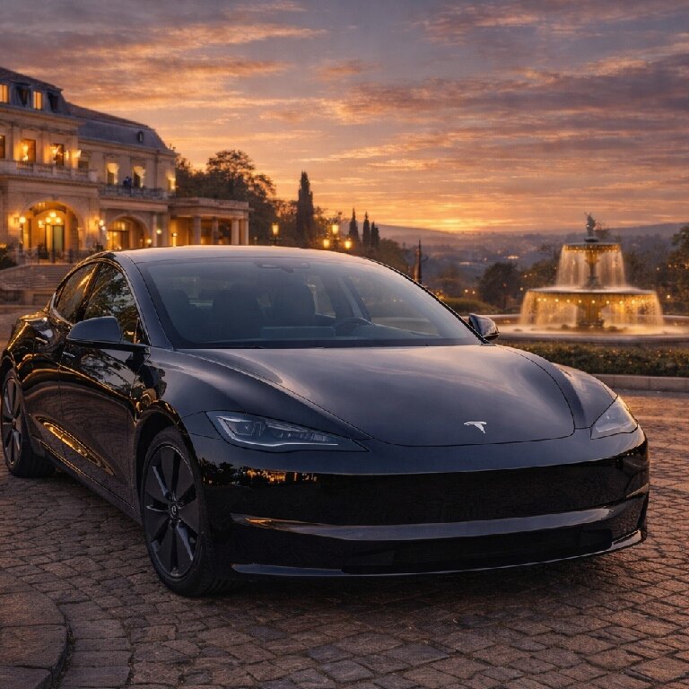 Mietwagen mit Fahrer Labastide-Saint-Pierre: Tesla